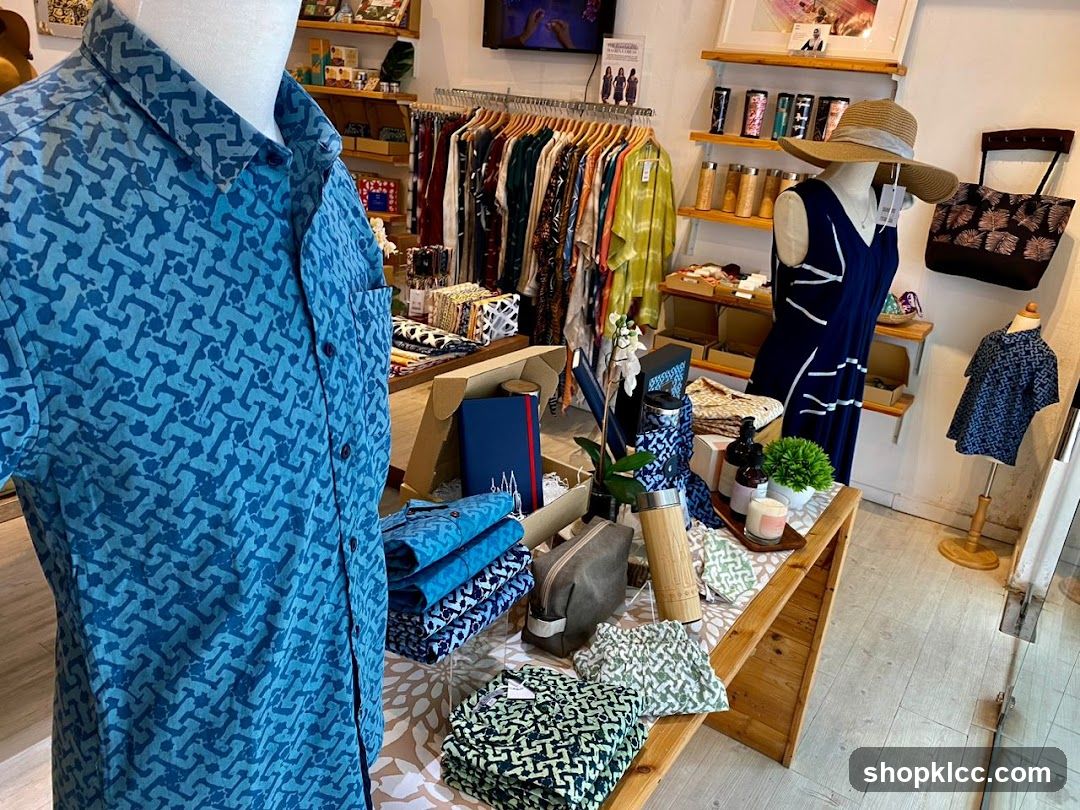 Clothing store interior
