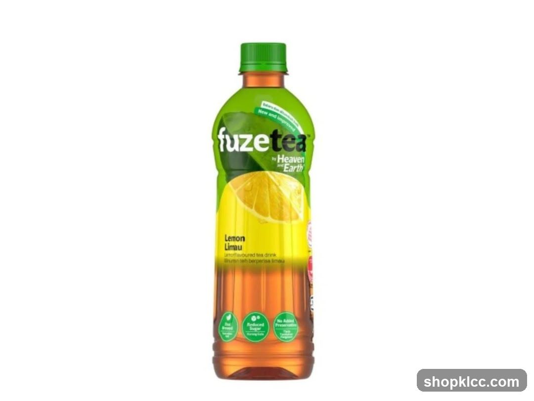 Fuze Tea Lemon Limau Bottle