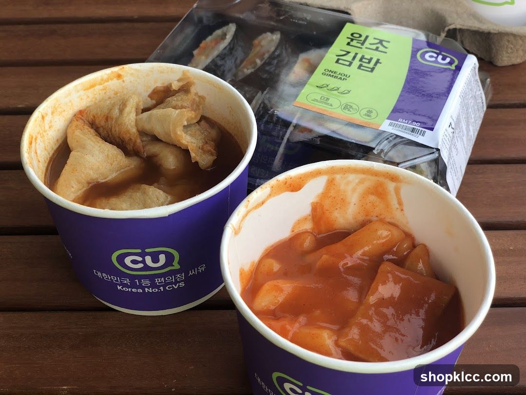 Korean Convenience Store Food