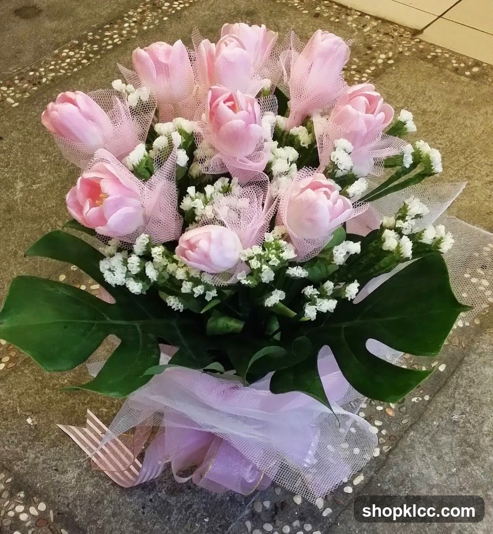 Pink Tulip Bouquet