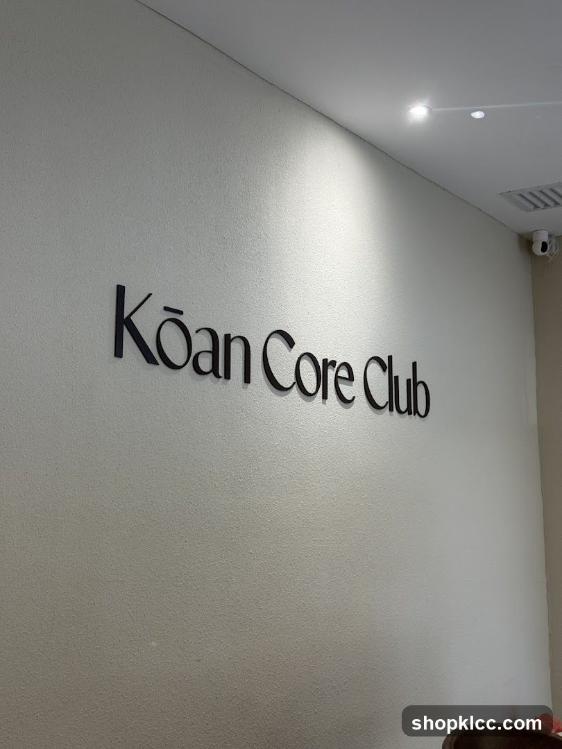 Koan Core Club Sign