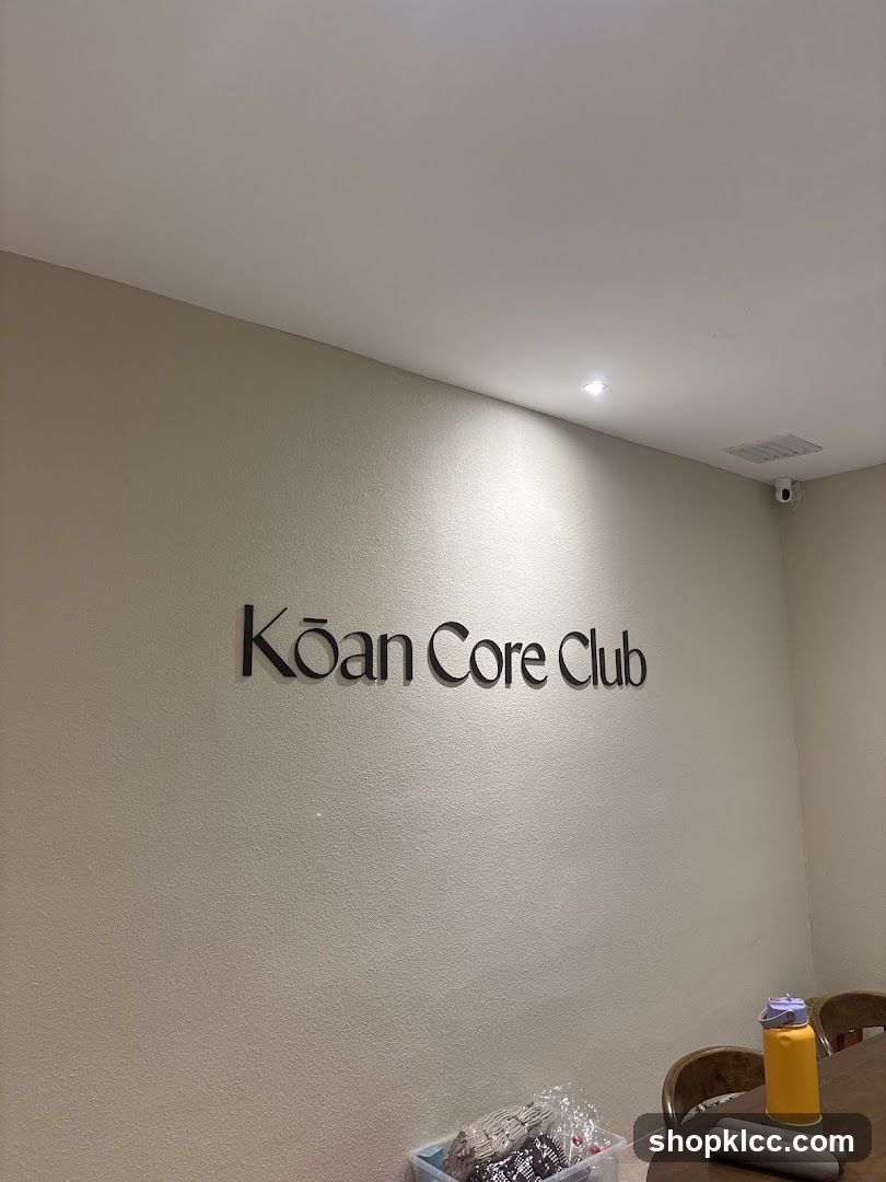 Koan Core Club Sign