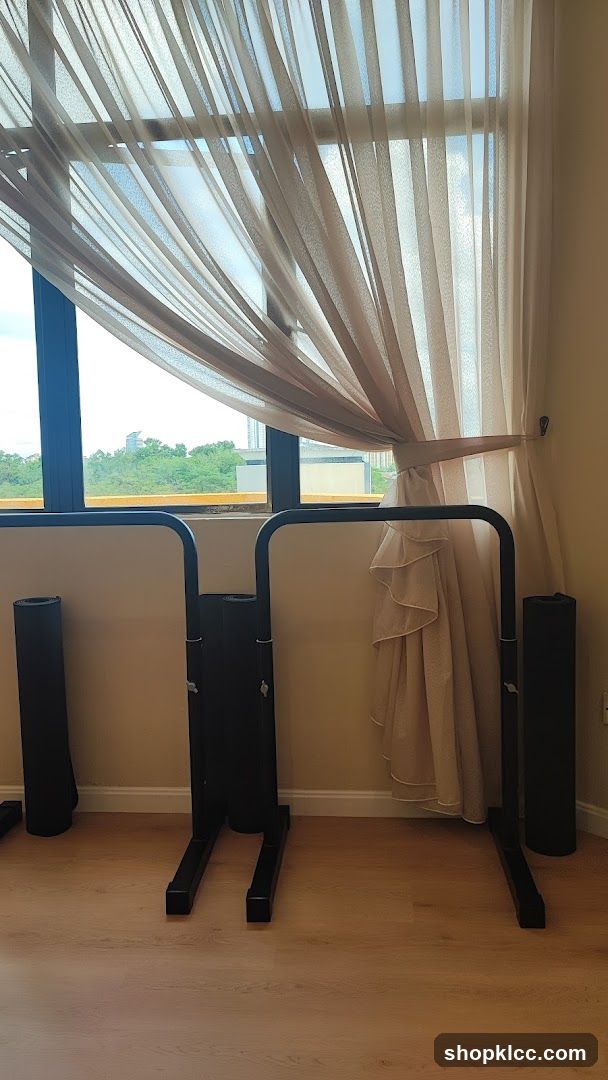 Workout Equipment by Window