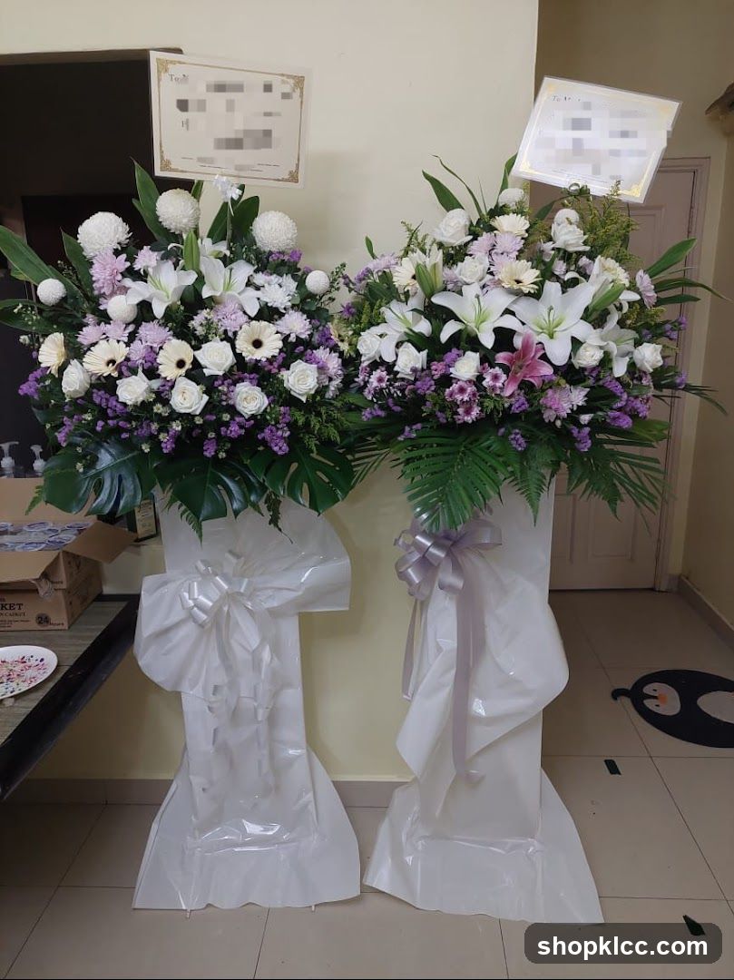 Floral Arrangements with Congratulatory Cards