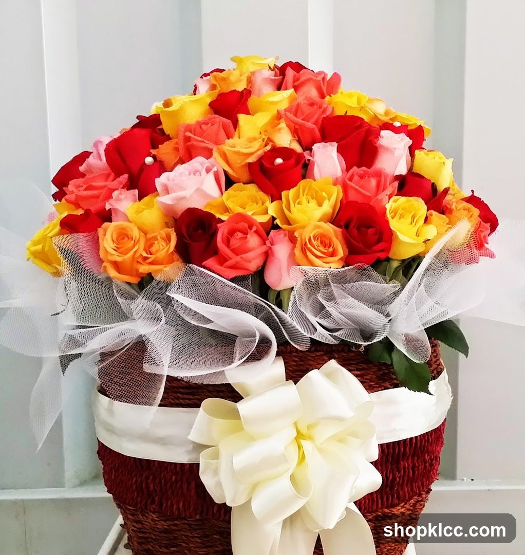 Mixed Rose Arrangement