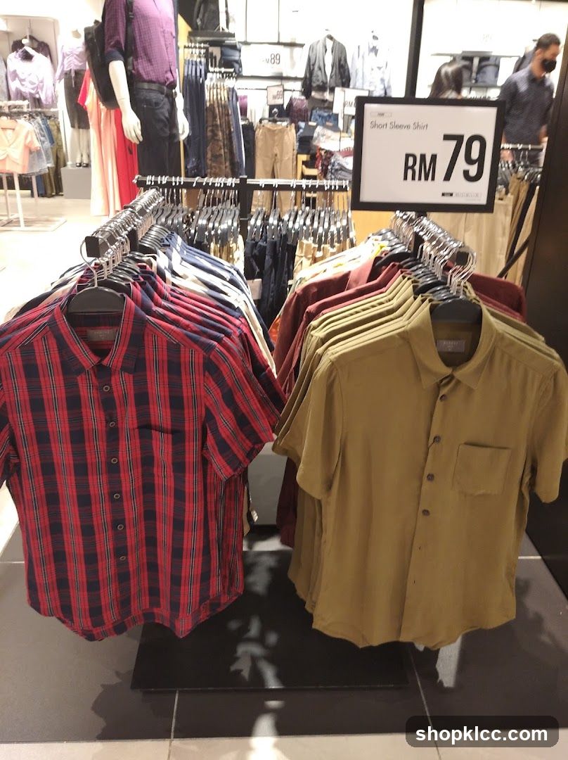 Short Sleeve Shirts Display