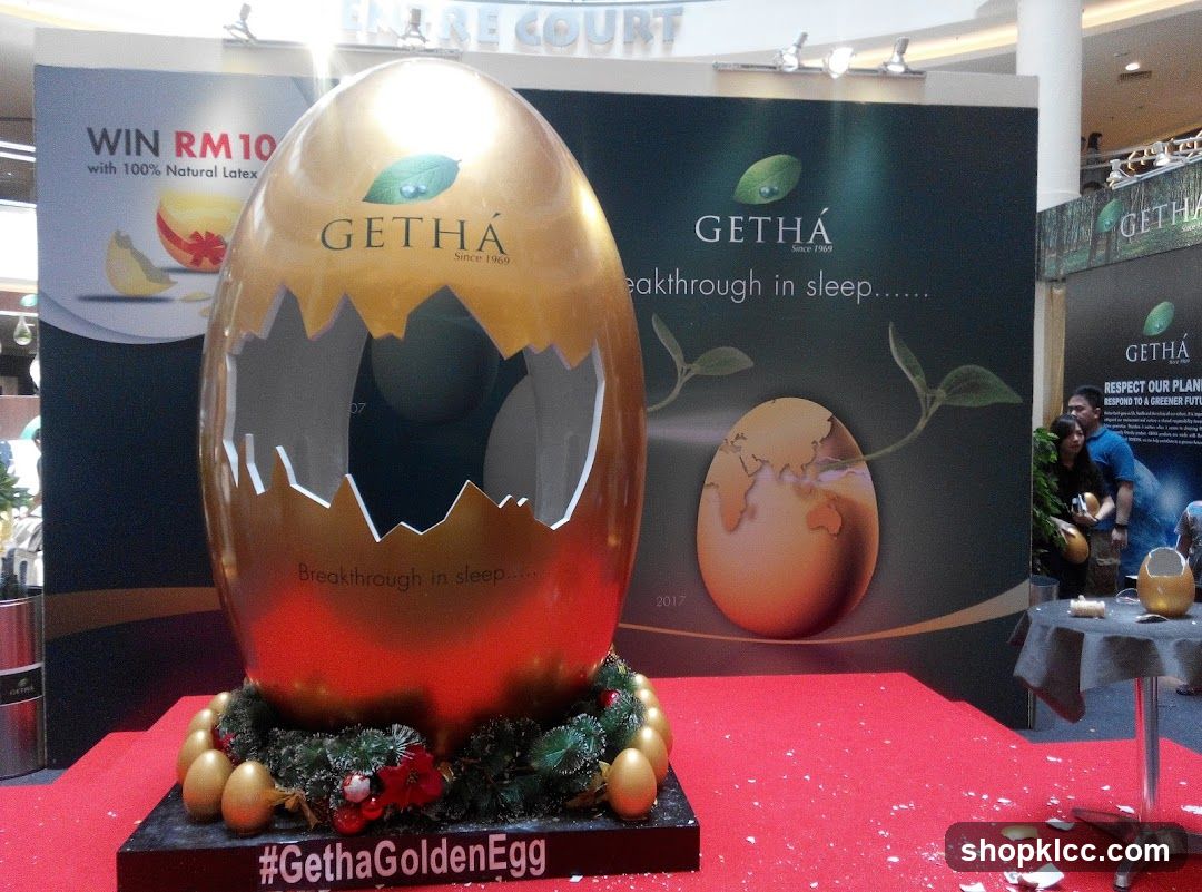 Getha Golden Egg Display