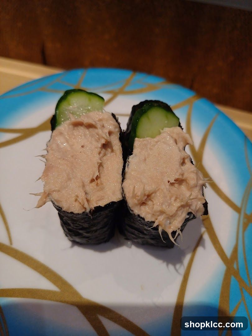 Sushi Roll with Tuna and Cucumber