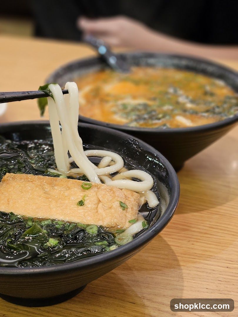 Udon Noodles with Tofu and Greens