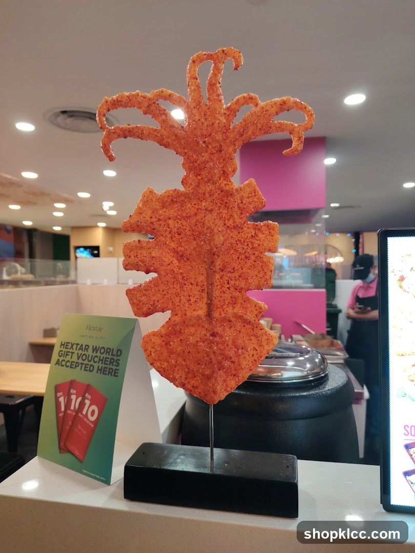 Decorative Crispy Snack Display