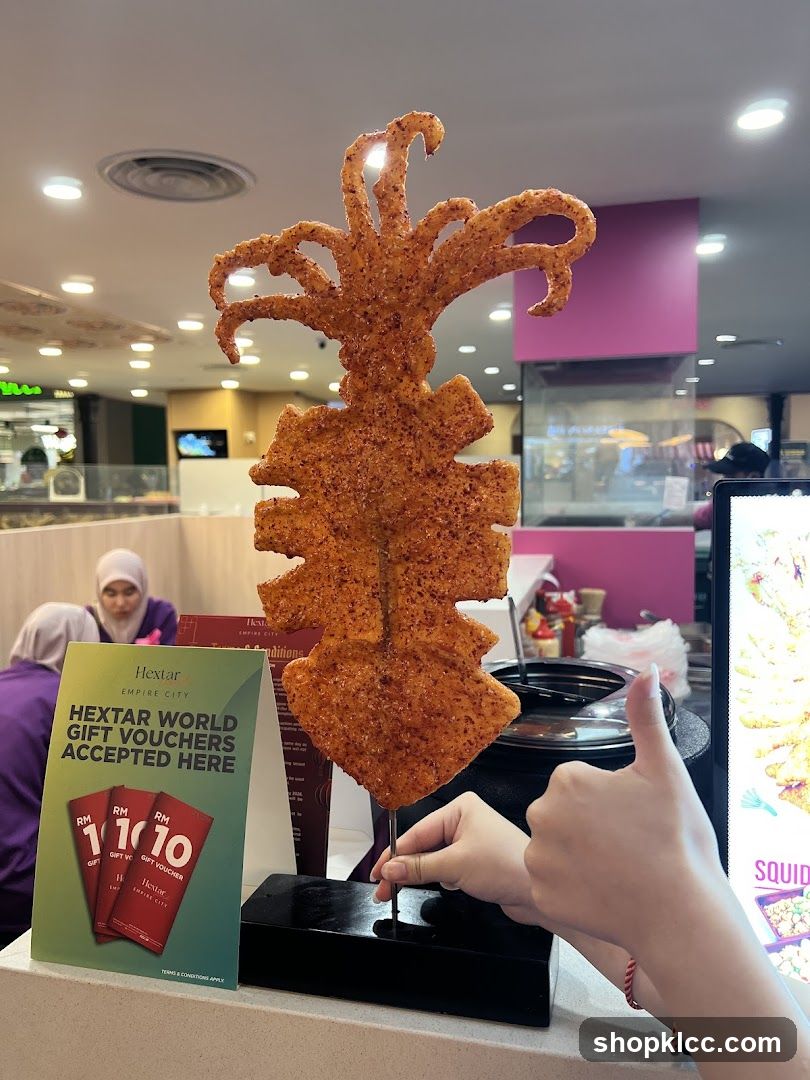 Squid Snack Display