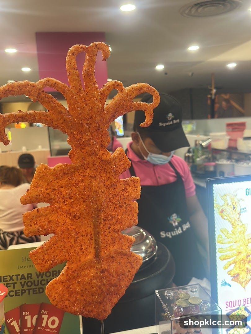 Squid Ball Snack Display