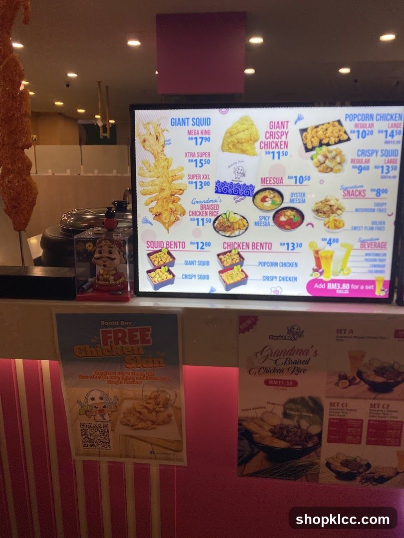 Food Stall Interior Display