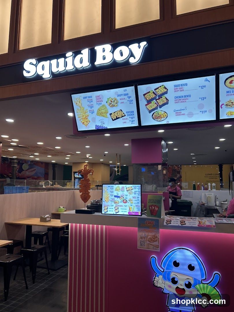 Squid Boy Restaurant Interior