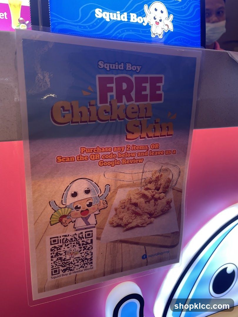 Squid Boy Free Chicken Skin Ad