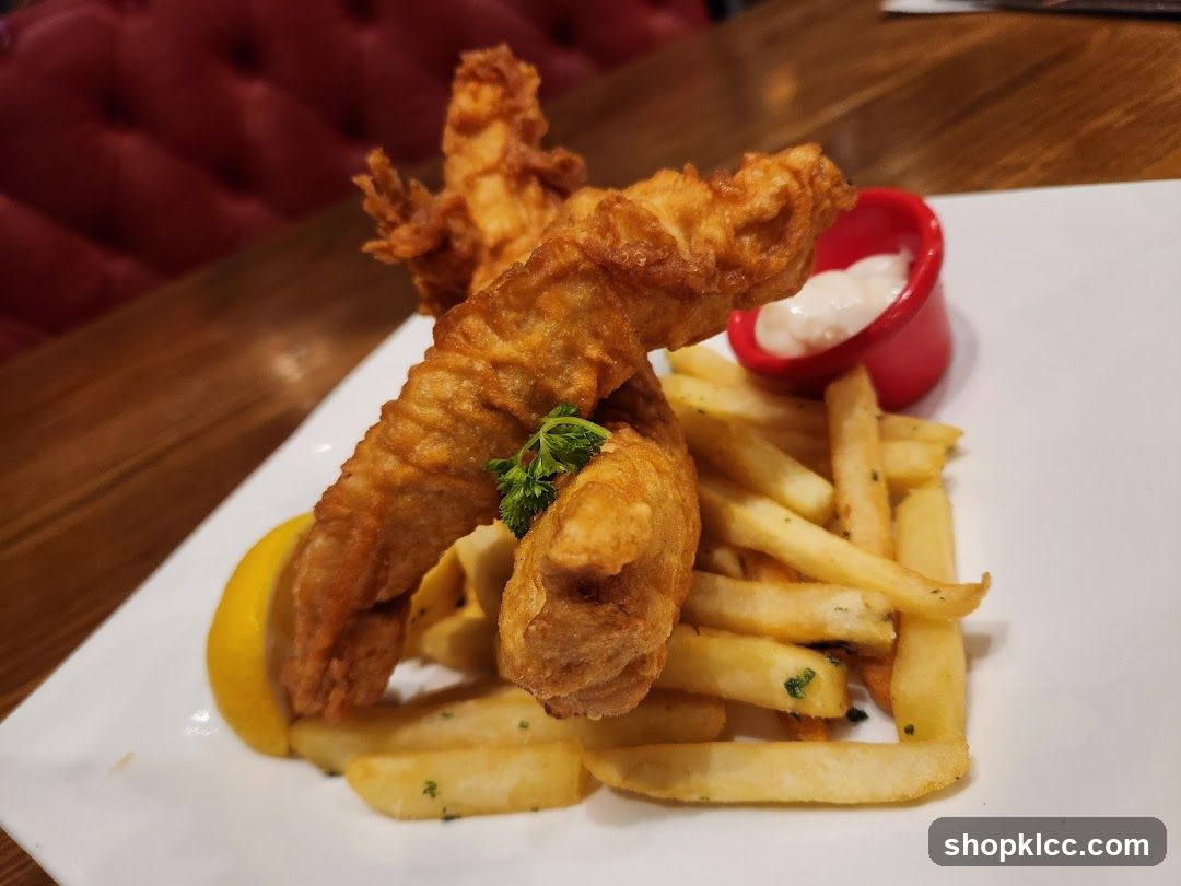 Fish and Chips with Tartar Sauce