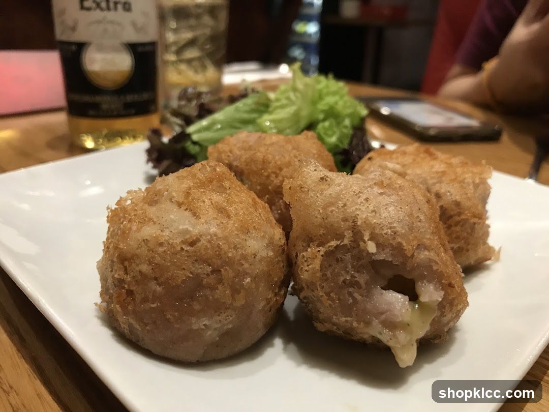 Fried Croquettes with Salad