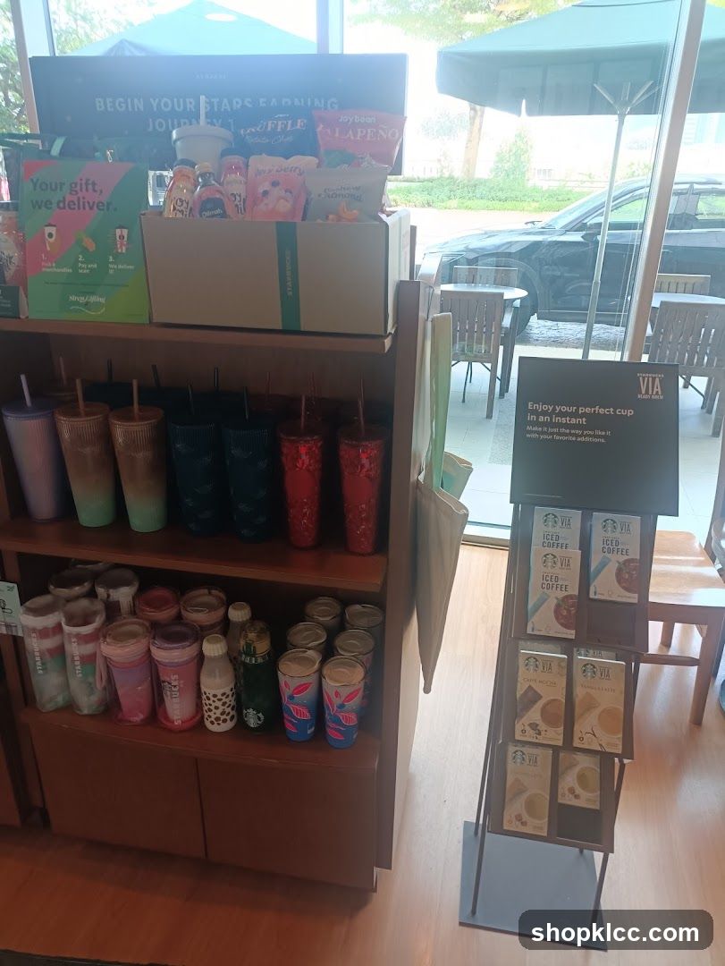 Starbucks Merchandise Display