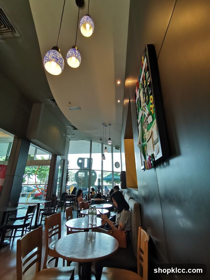 Interior of a coffee shop or cafe