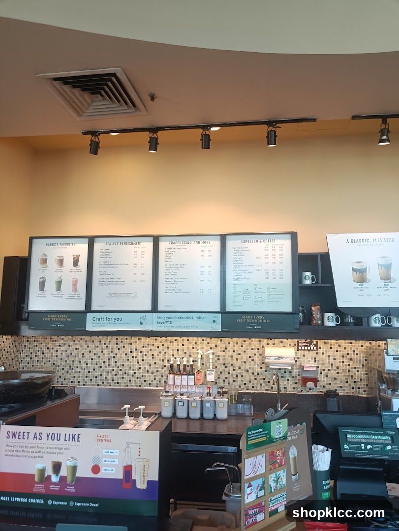 Starbucks Interior Counter View
