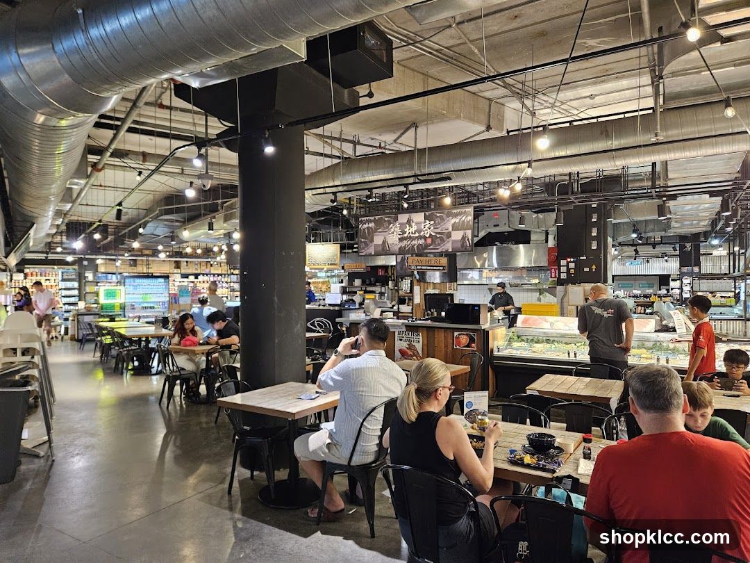 Indoor Market Dining Area