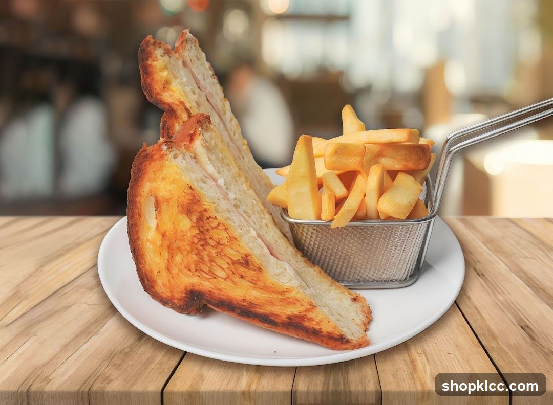 Grilled Cheese Sandwich and Fries