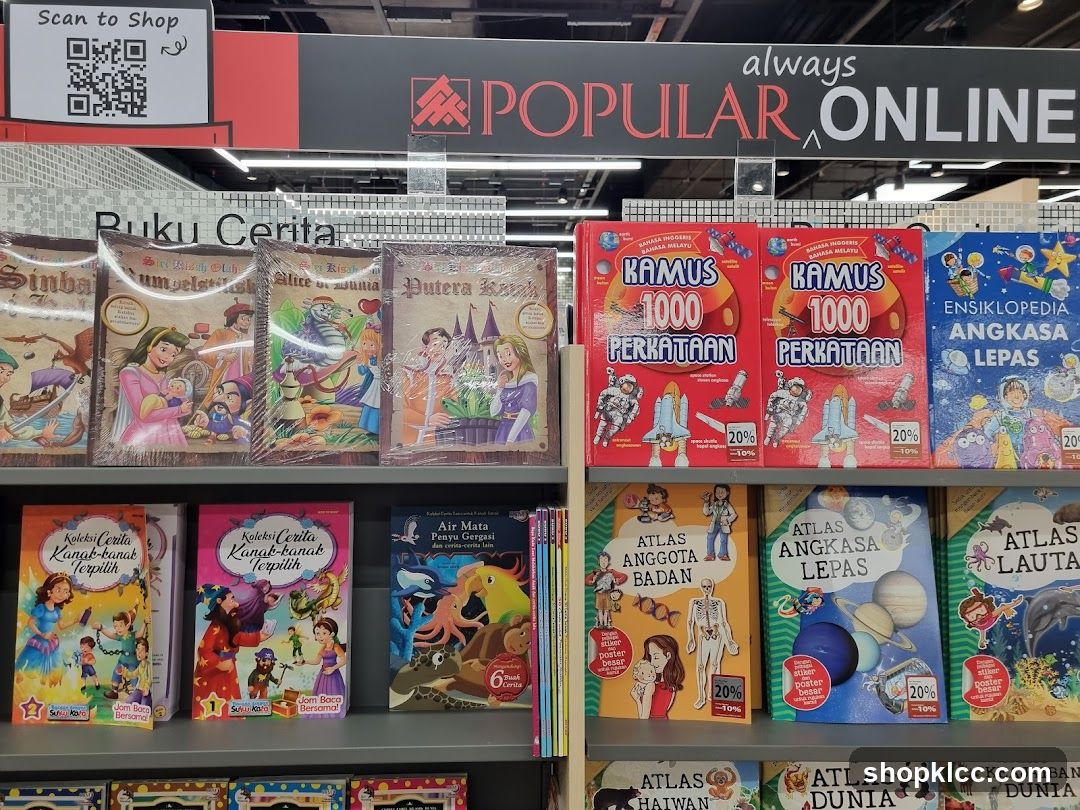 Books on display