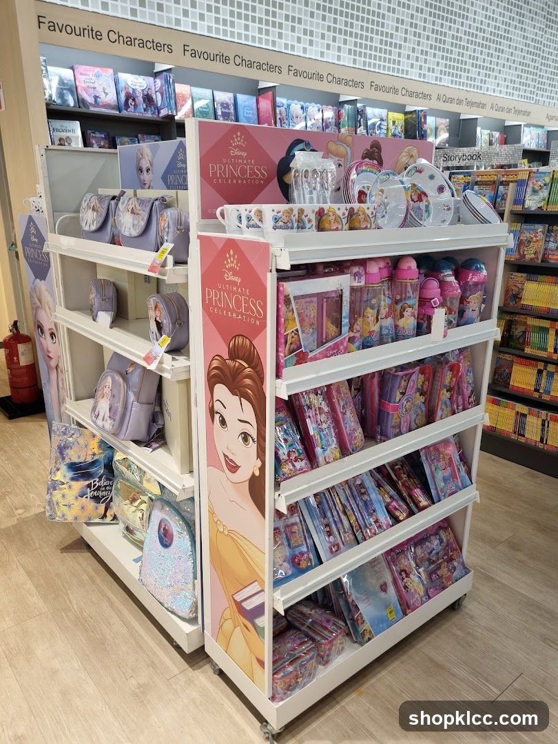 Disney Princess Merchandise Display