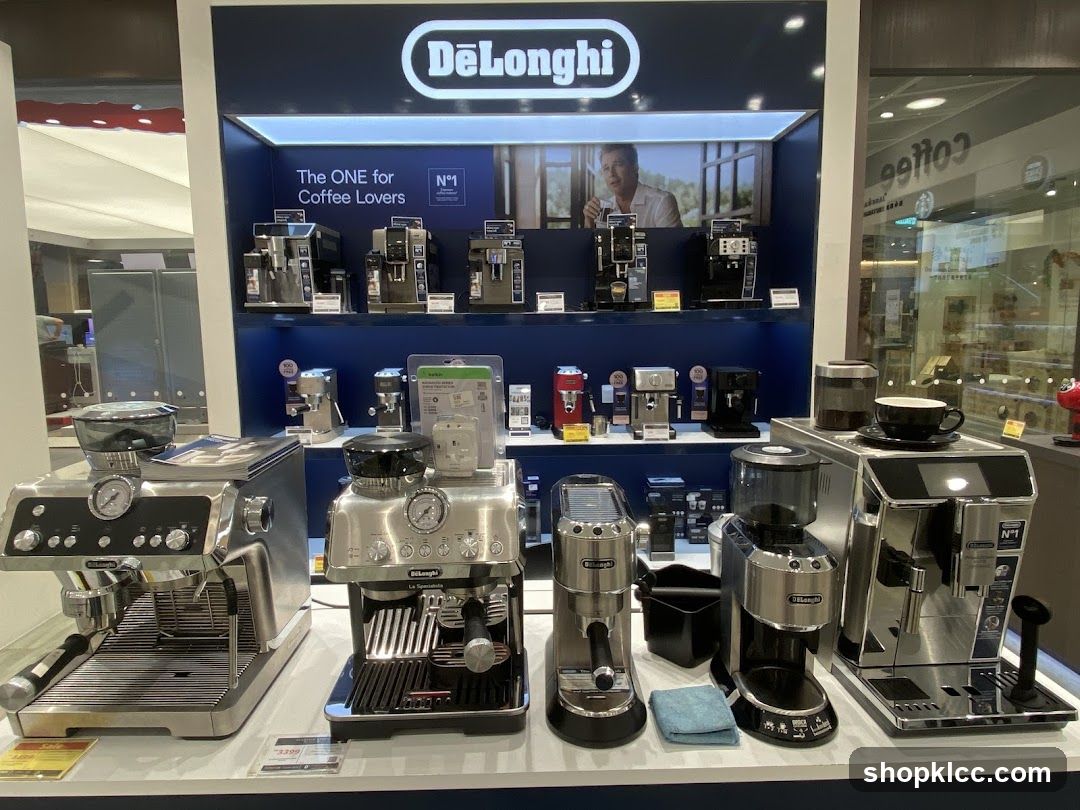 DeLonghi Coffee Machines Display