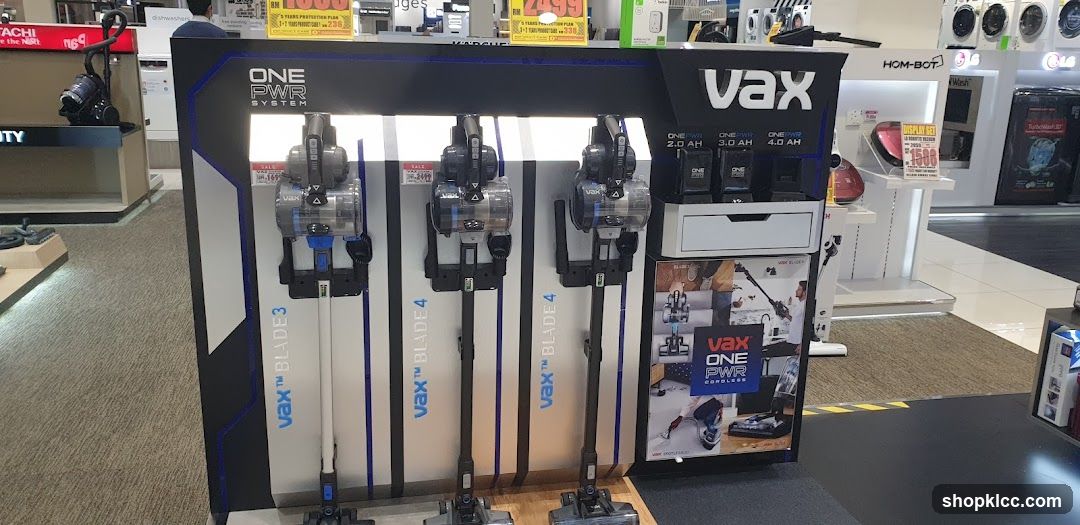 Vax Cordless Vacuum Display