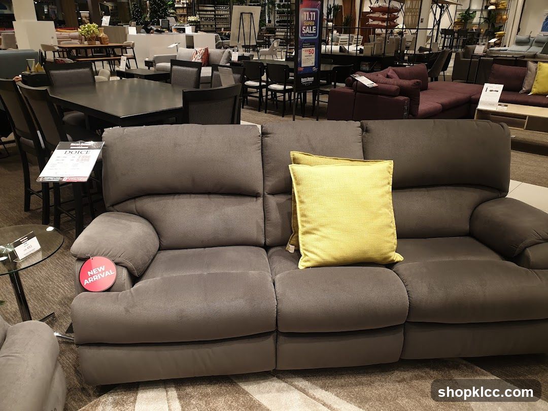 Sofa and Dining Set Display