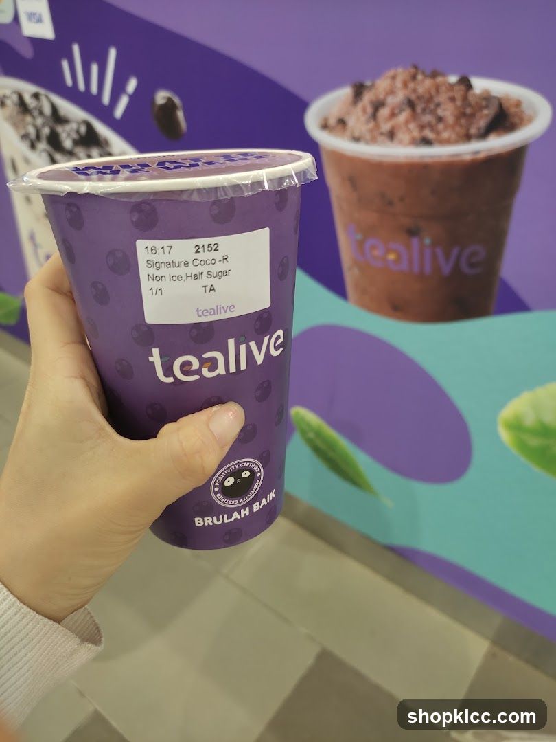 Tealive Drink Cup