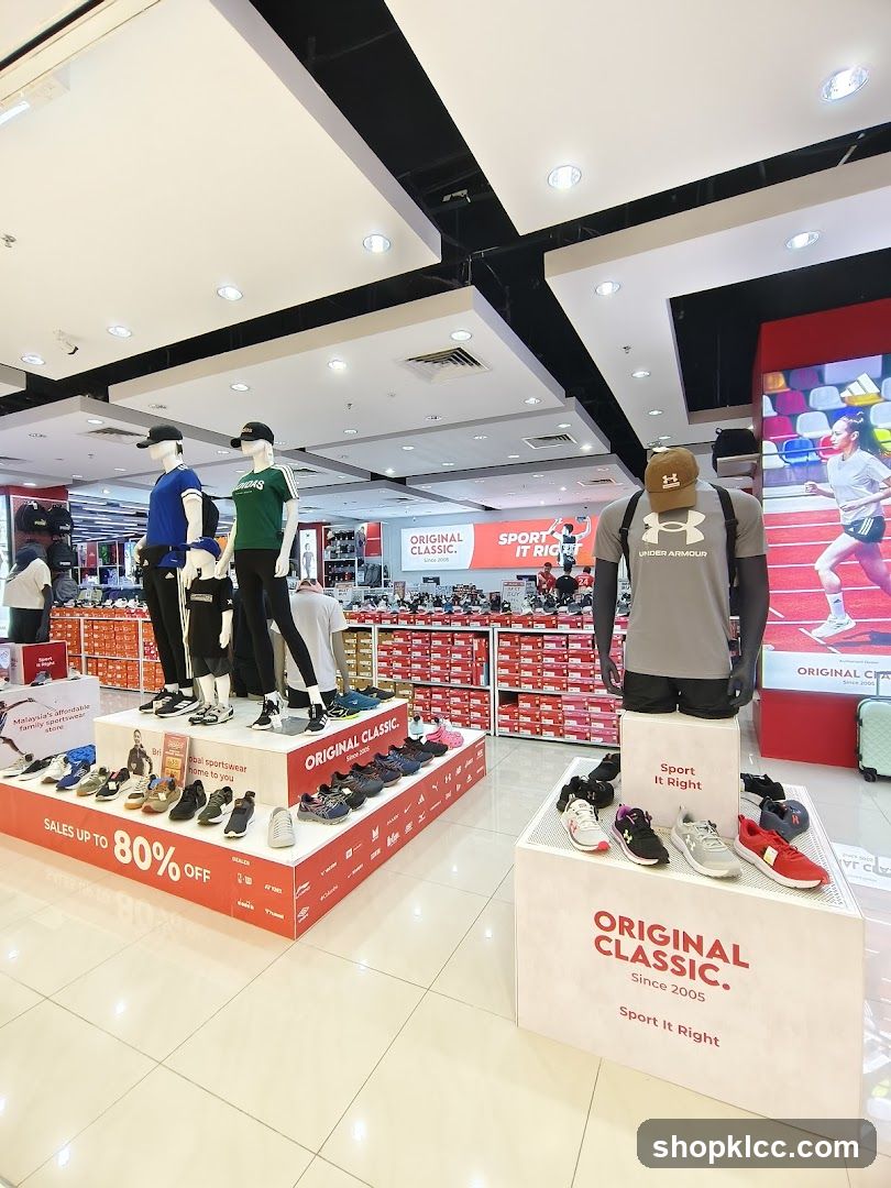 Sportswear Store Interior Display