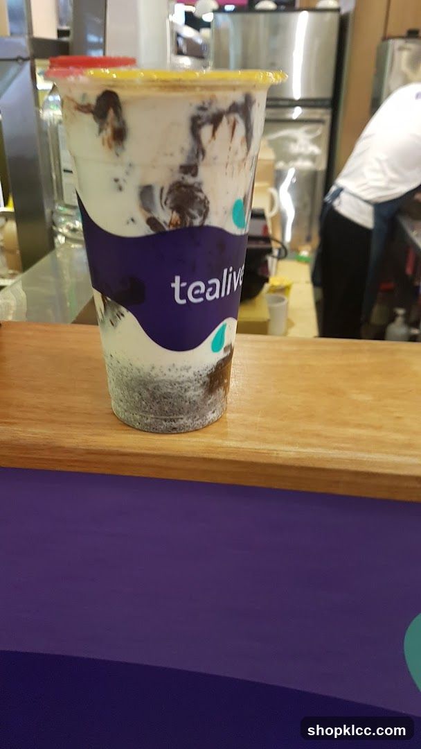 Tealive Drink on Counter