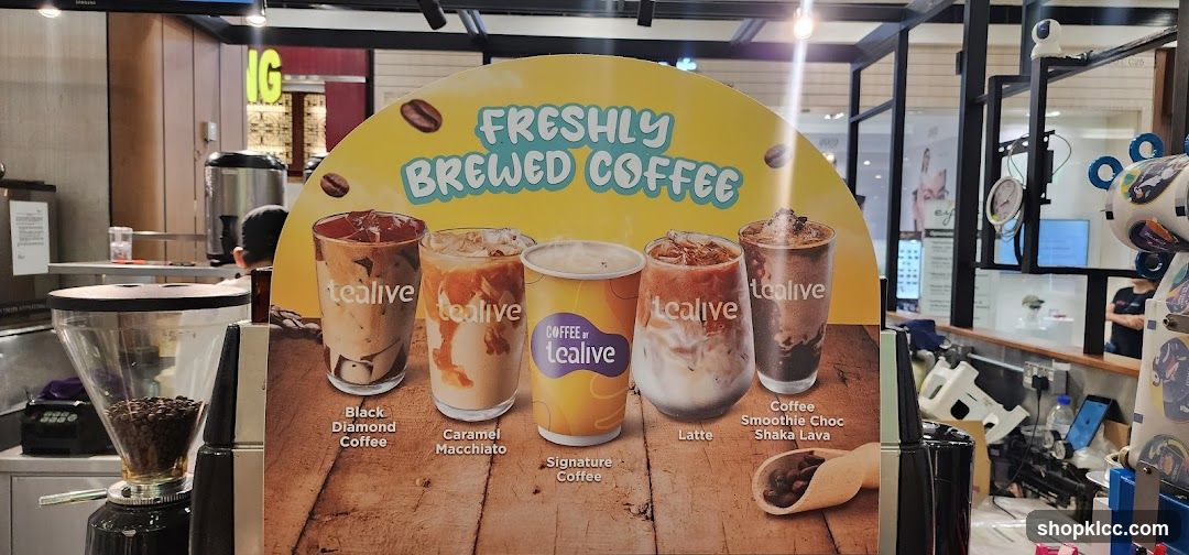 Tealive Coffee Display