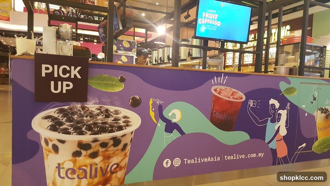 Tealive Counter Display