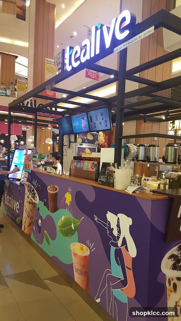 Tealive Store Interior