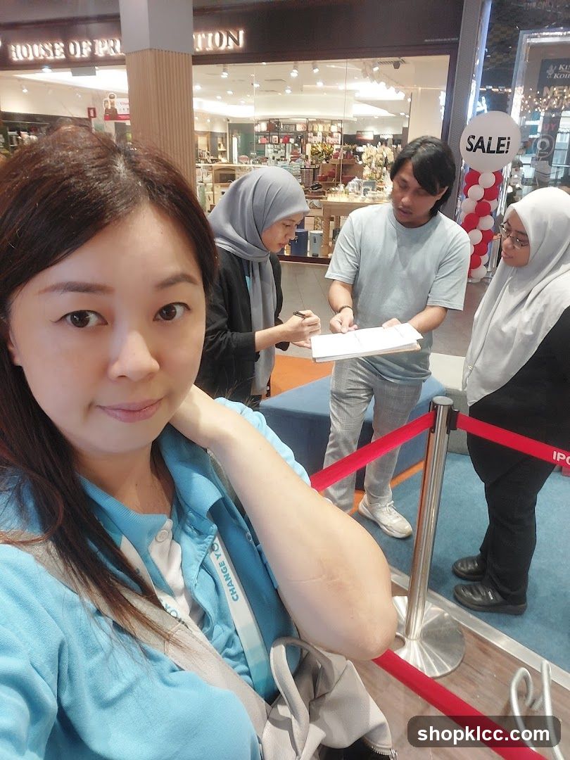 People at a Sale Event