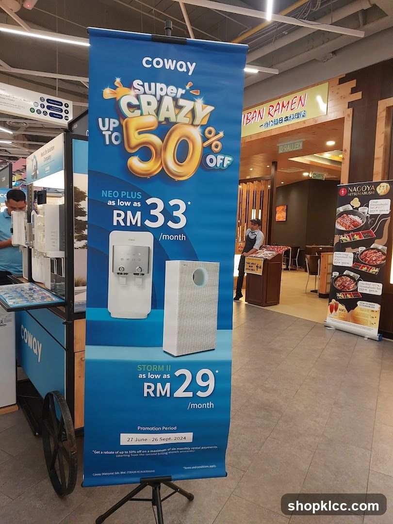 Coway Super Crazy 50% Off Promotion