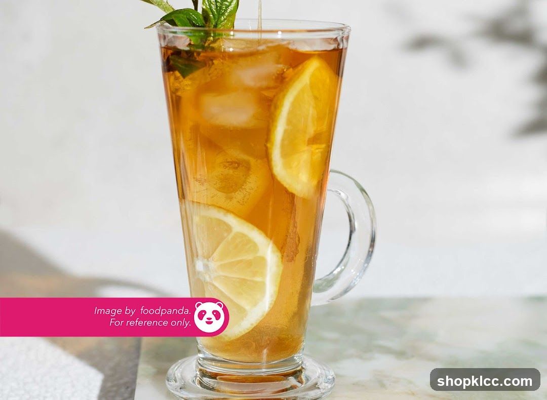 Iced Tea with Lemon and Mint