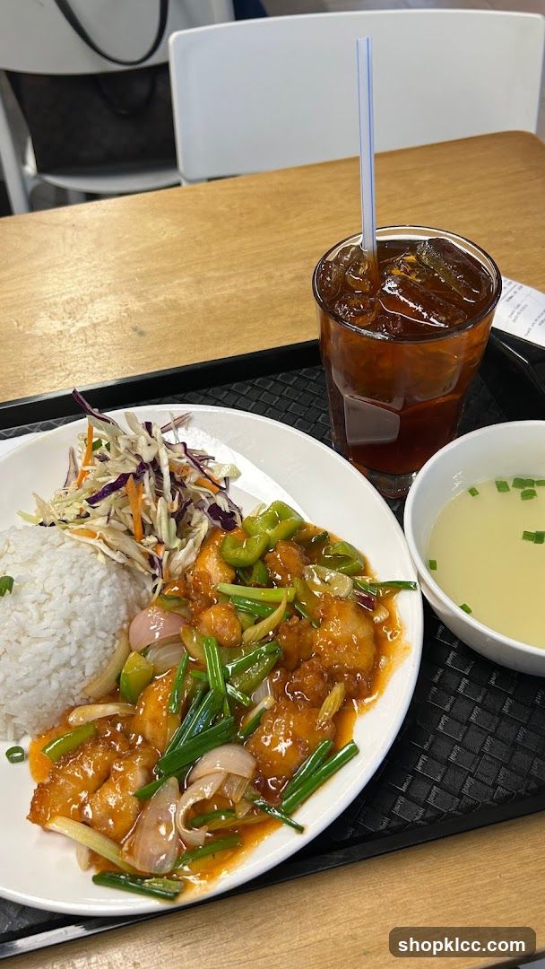 Sweet and Sour Chicken Meal