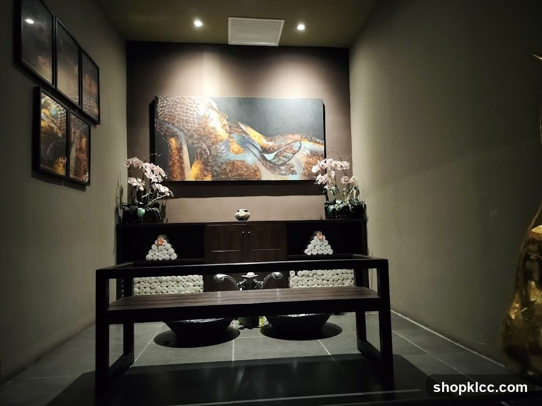 Interior of a spa or wellness center