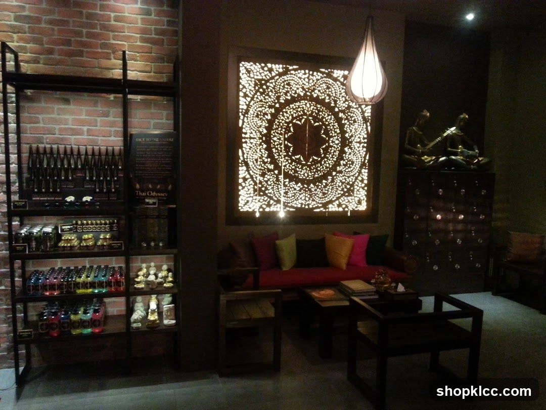 Interior of a Thai Spa or Wellness Center