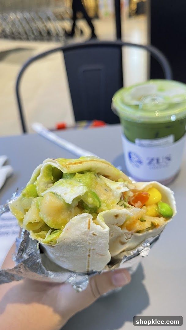 Burrito and Drink
