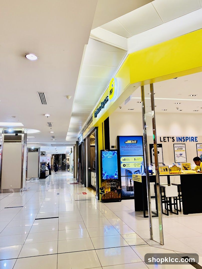 Mall Storefront with Digital Displays