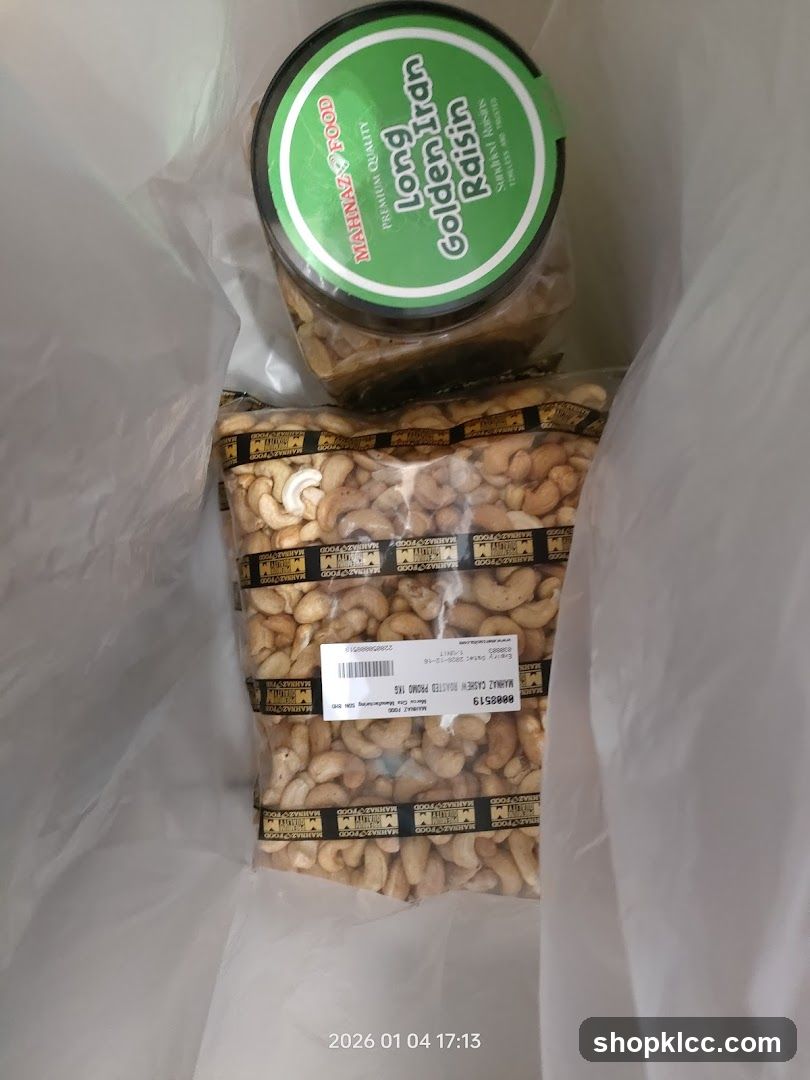 Packaged Nuts and Raisins