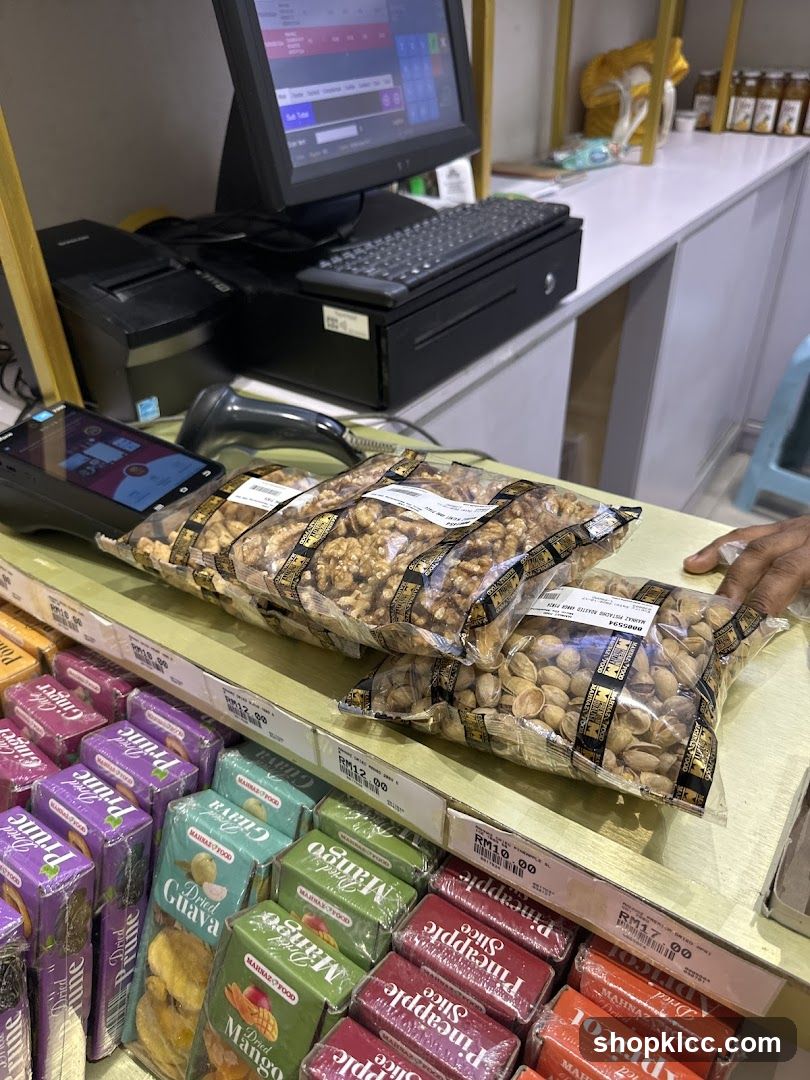Dried Fruits and Nuts Display