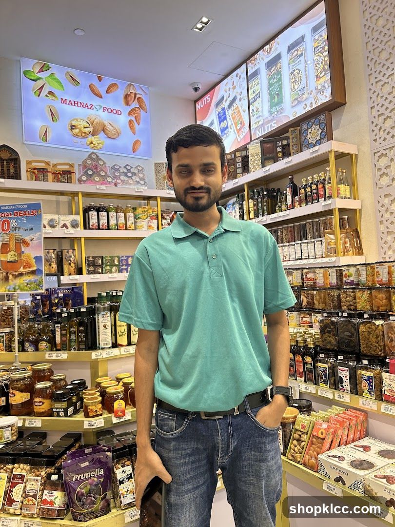 Man in a food store