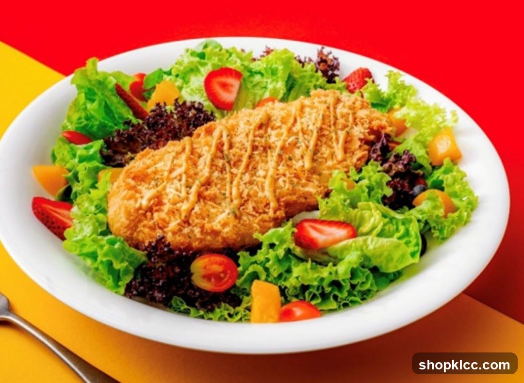 Crispy Chicken Salad