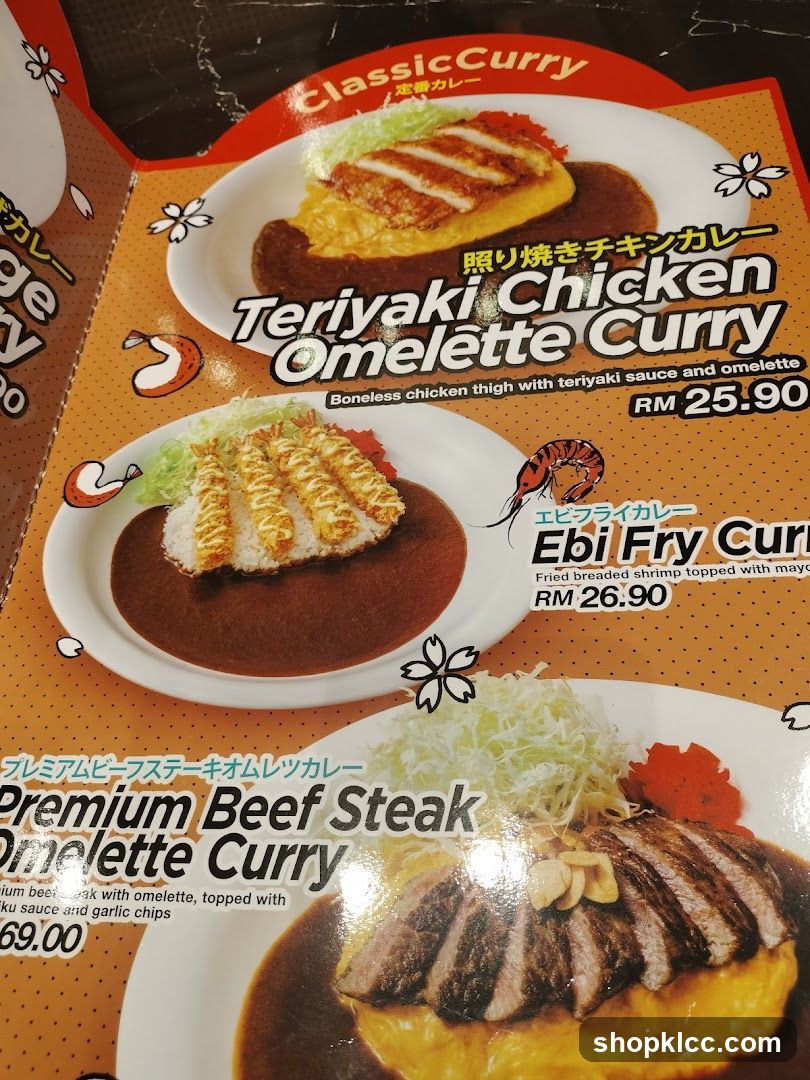 Classic Curry Menu